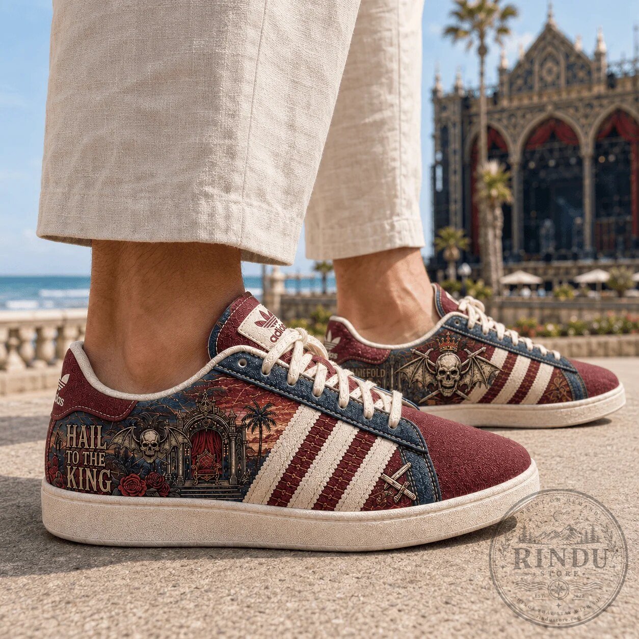Avenged Sevenfold Hail to the King Deathbat Collector Edition Shoes 9 Avenged Sevenfold Hail to the King Deathbat Collector Edition Shoes