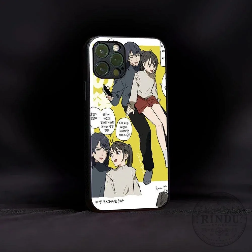 Aesthetic Couple Anime Manga Comic Art Phone Case 2 Aesthetic Couple Anime Manga Comic Art Phone Case