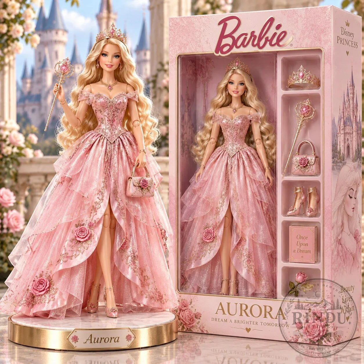 Barbie Disney Princess Aurora Dream A Brighter Tomorrow Collectible Figurine