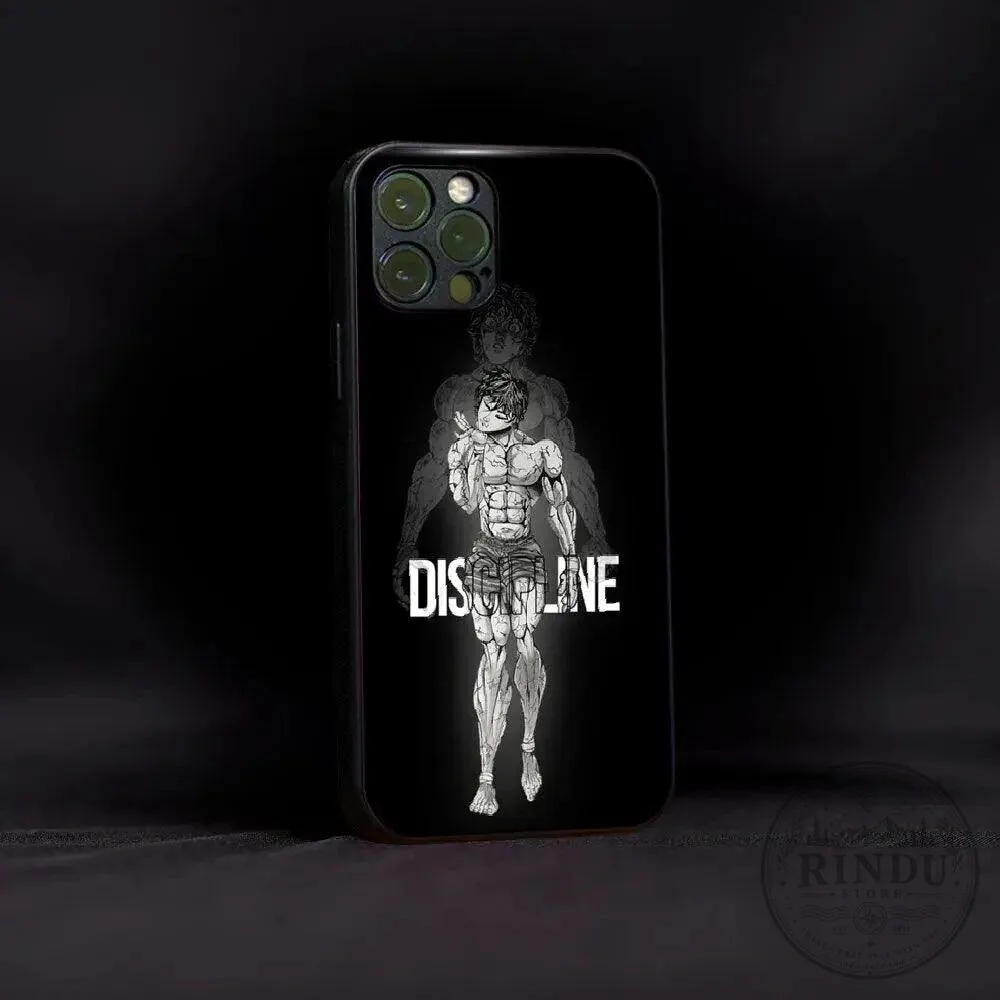Baki Hanma Discipline Anime Manga Black Phone Case