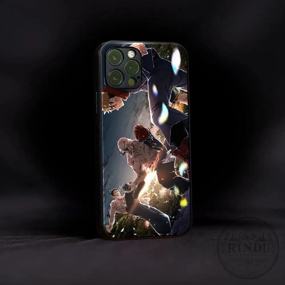Jujutsu Kaisen Fight Scene Anime Manga Character Phone Case