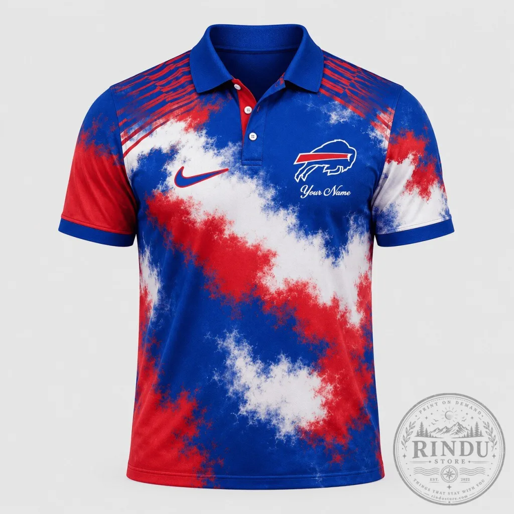 Buffalo Bills Polo Shirt Custom Name Personalized NFL Football Team Fan Apparel Buffalo Bills Polo Shirt Custom Name Personalized NFL Football Team Fan Apparel