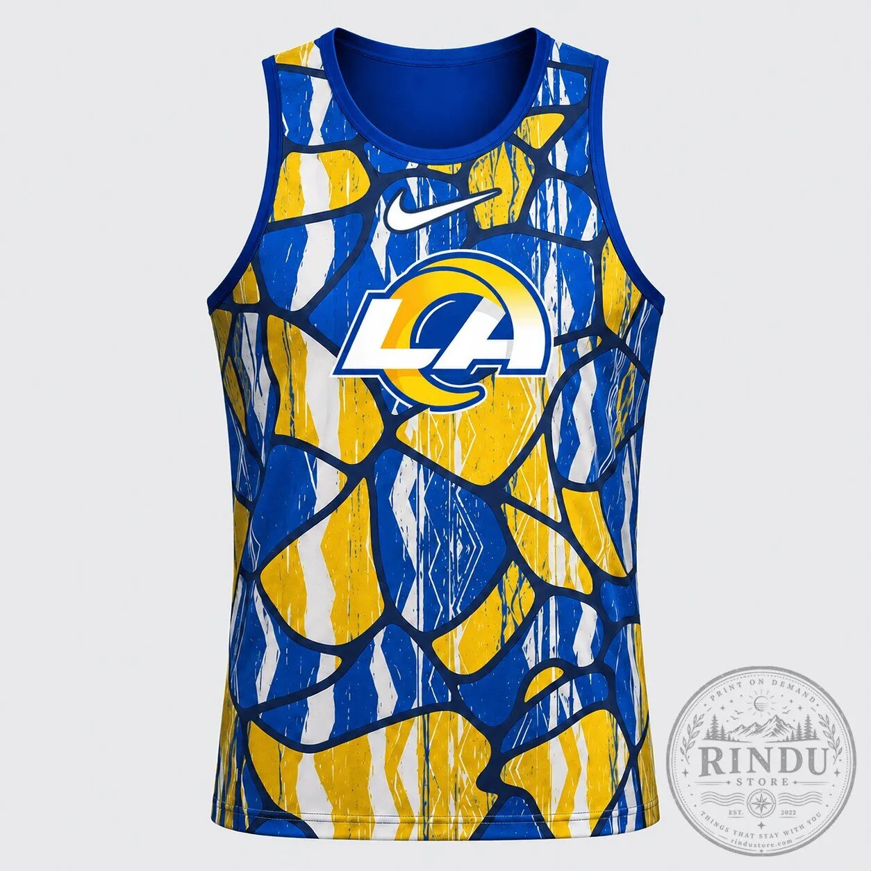 Los Angeles Rams Premium NFL Men's Sports Tank Top