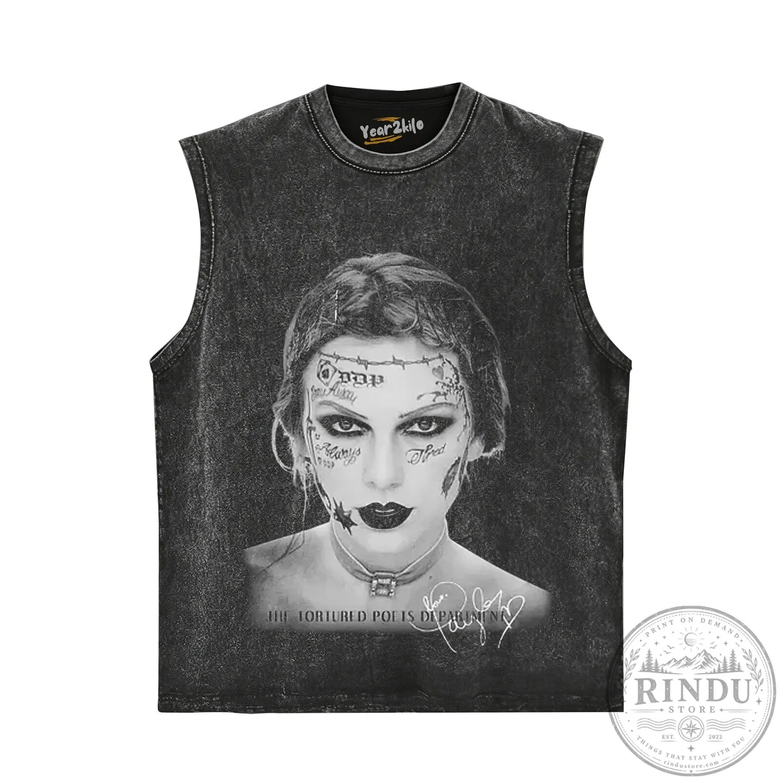 The Tortured Poets Department Album Cover T-Shirt featuring Taylor Swift 18 The Tortured Poets Department Album Cover T-Shirt featuring Taylor Swift