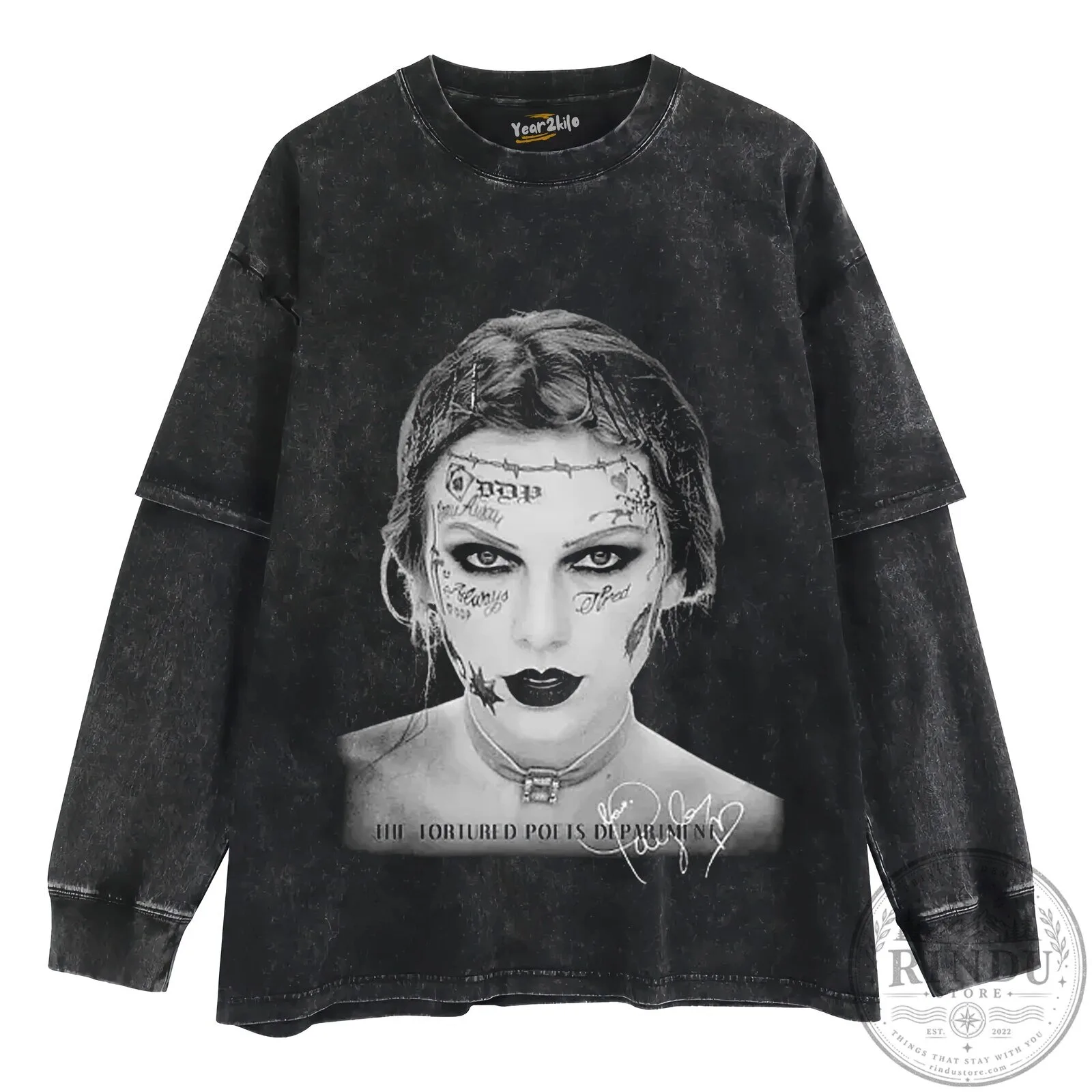 The Tortured Poets Department Album Cover T-Shirt featuring Taylor Swift 19 The Tortured Poets Department Album Cover T-Shirt featuring Taylor Swift