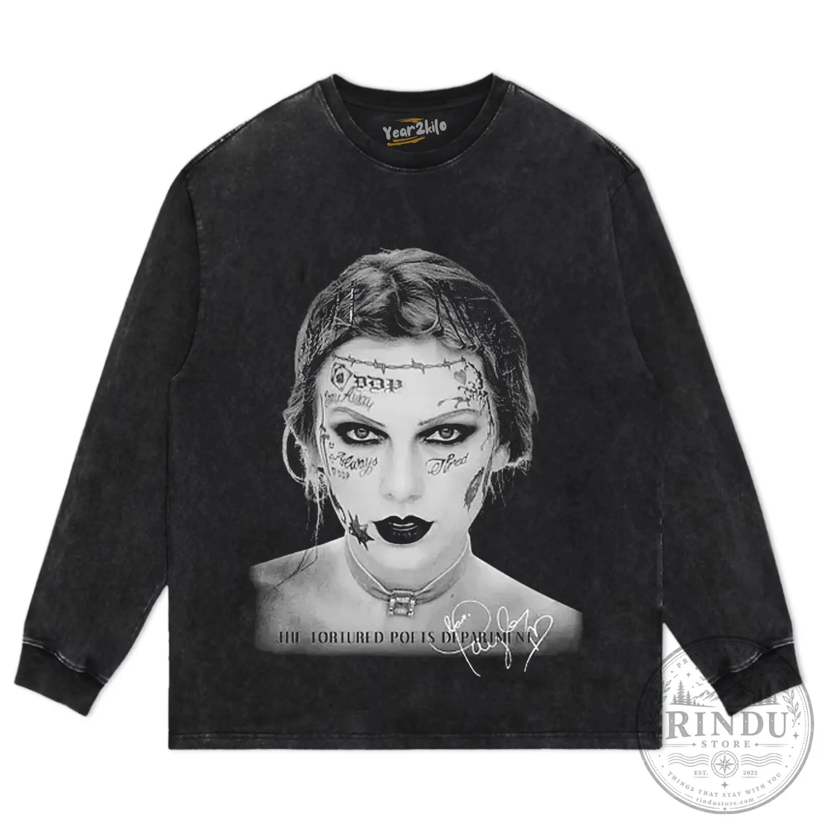 The Tortured Poets Department Album Cover T-Shirt featuring Taylor Swift 21 The Tortured Poets Department Album Cover T-Shirt featuring Taylor Swift