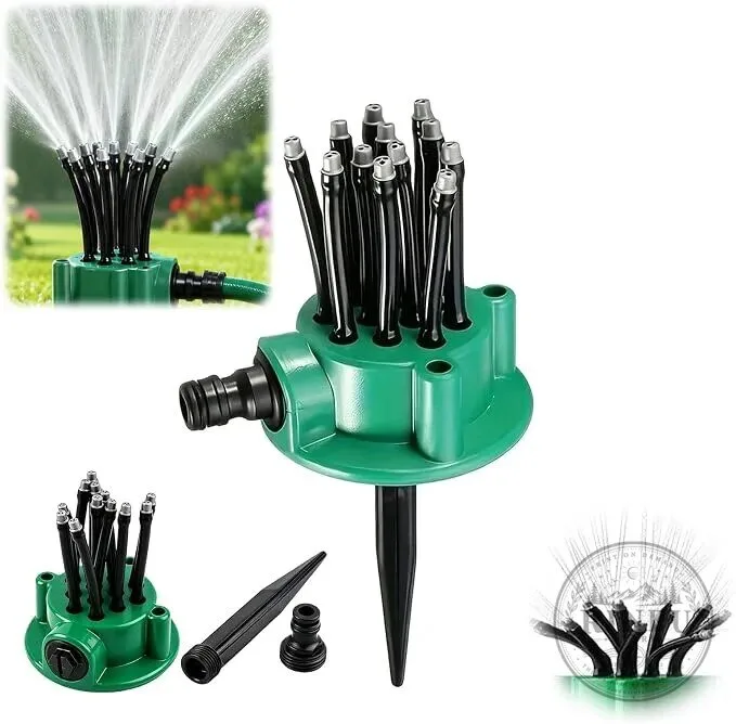 Automatic 360 Degree Rotating Garden Lawn Sprinkler 2 Automatic 360 Degree Rotating Garden Lawn Sprinkler