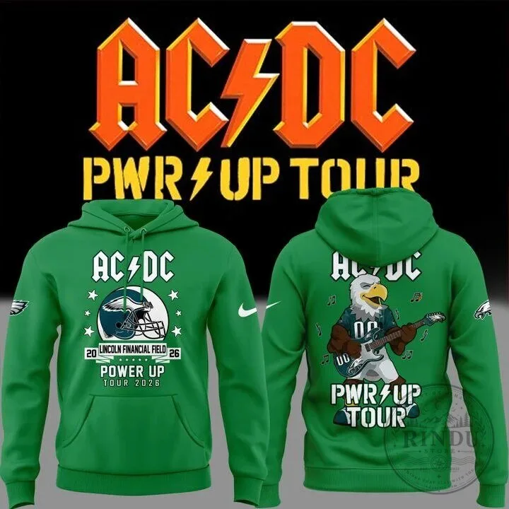 Philadelphia Eagles Green Hoodie for AC/DC Power Up Tour 2026 3 Philadelphia Eagles Green Hoodie for AC/DC Power Up Tour 2026
