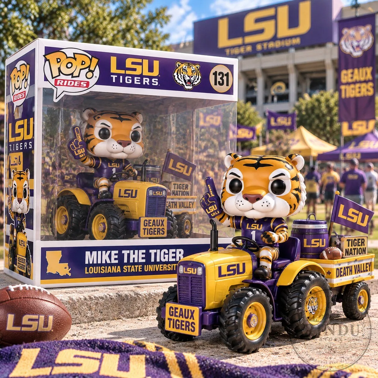 Louisiana State University Mike the Tiger Funko Pop! Rides Collectible Figurine