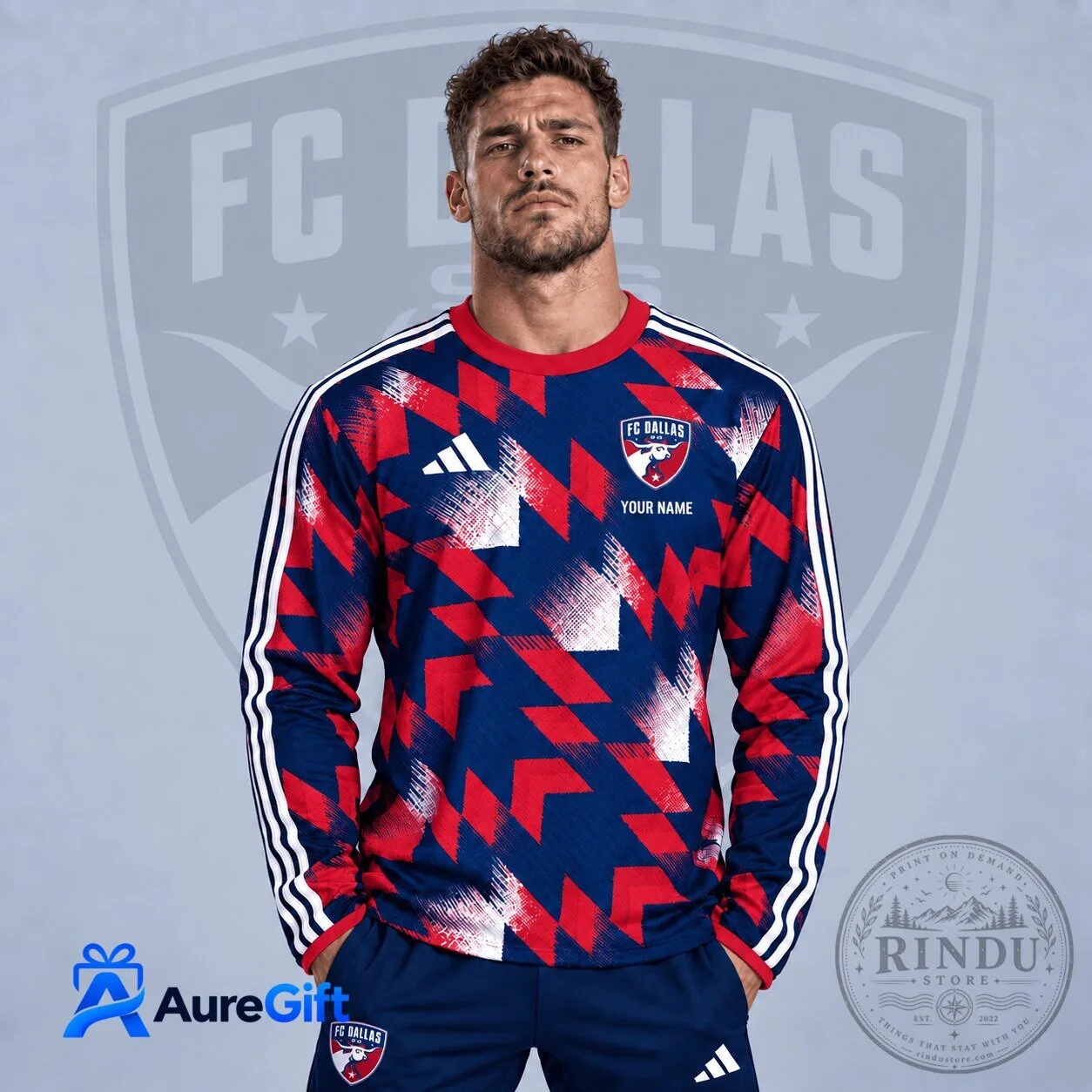 FC Dallas Major League Soccer Personalized Long Sleeve Shirt