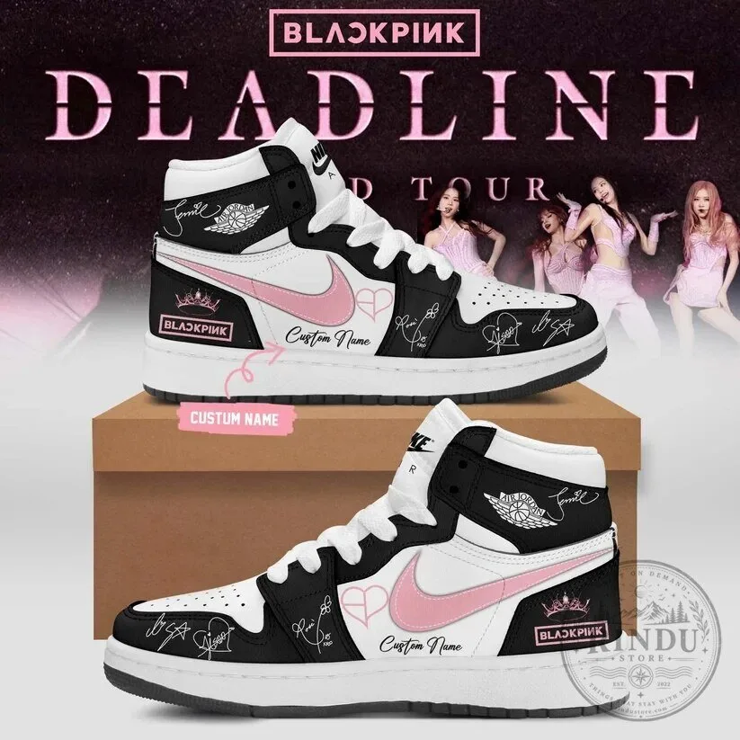 Blackpink K-Pop Music Group Custom Name High Top Sneakers