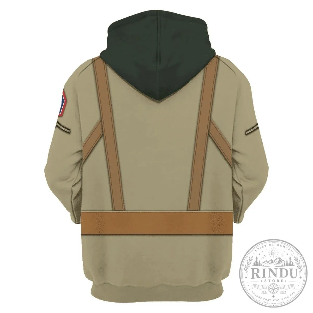 442nd Infantry Regiment Private Costume Hoodie 20 442nd Infantry Regiment Private Costume Hoodie