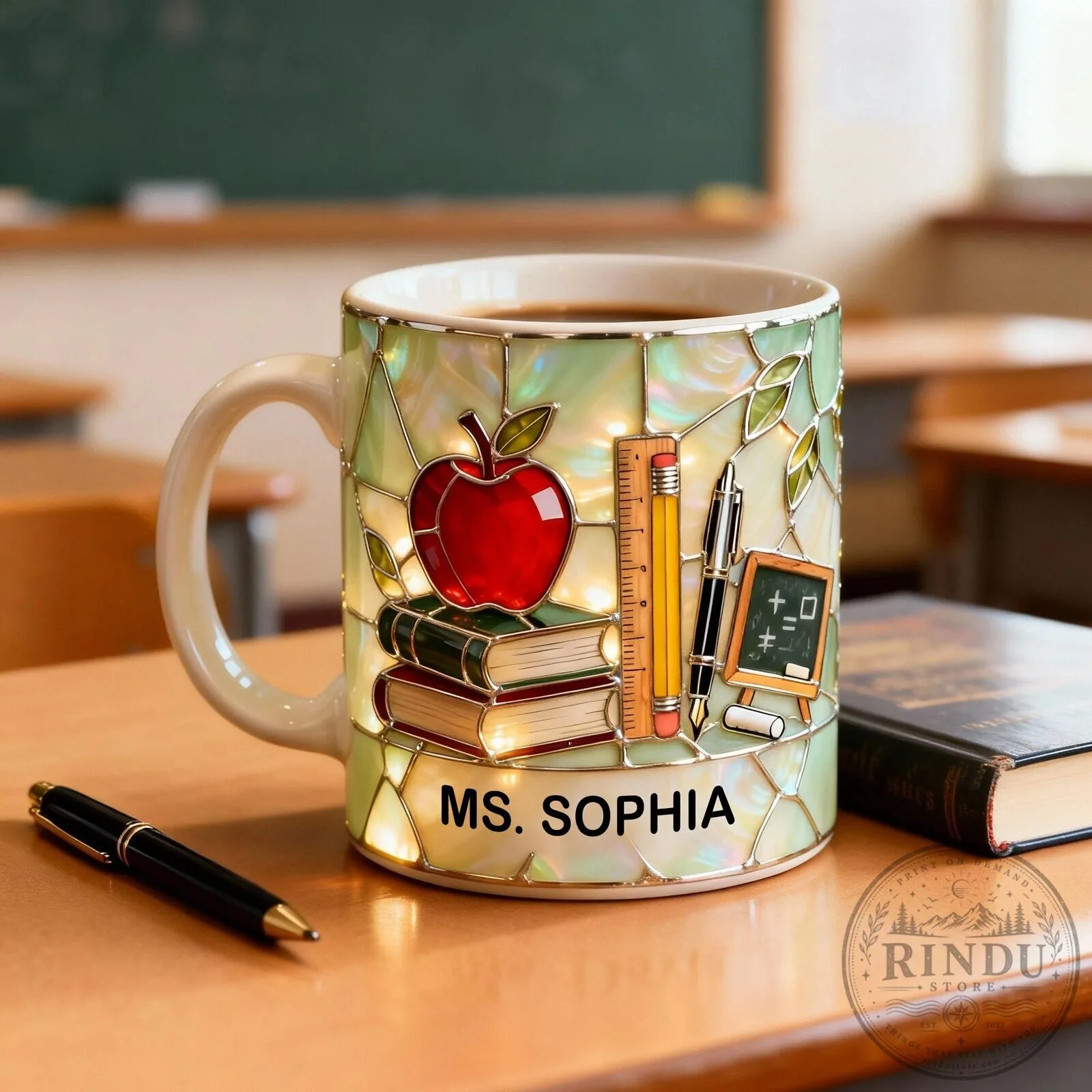Personalized Teacher Appreciation Coffee Mug