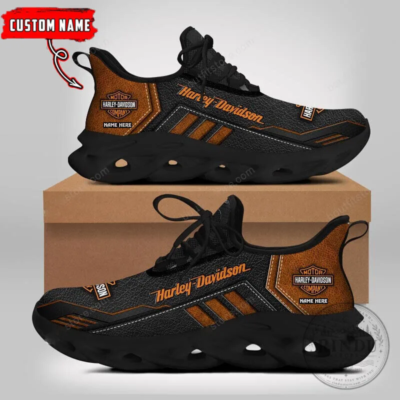 Harley Davidson Personalized Breathable Chunky Sneakers Running Shoes
