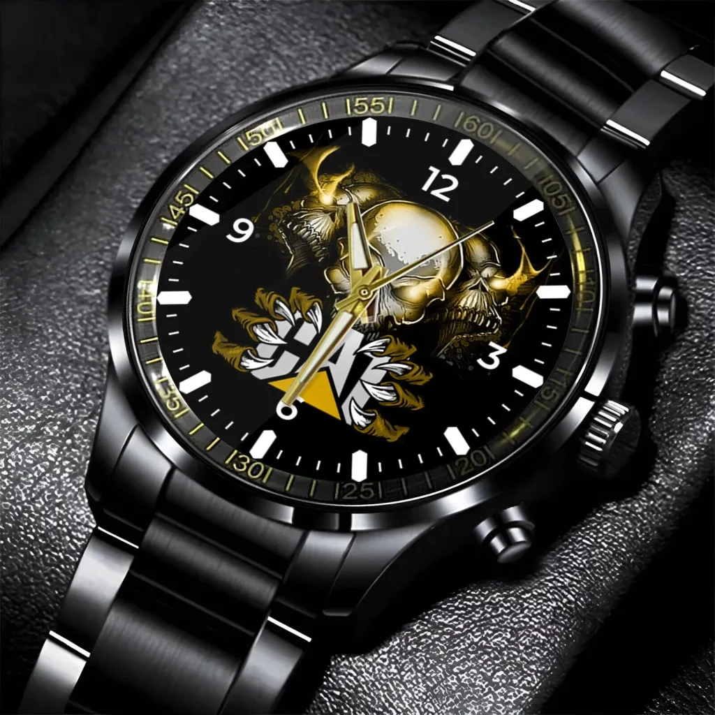 Caterpillar Skull Logo Black Stainless Steel Men's Watch Caterpillar Skull Logo Black Stainless Steel Men's Watch
