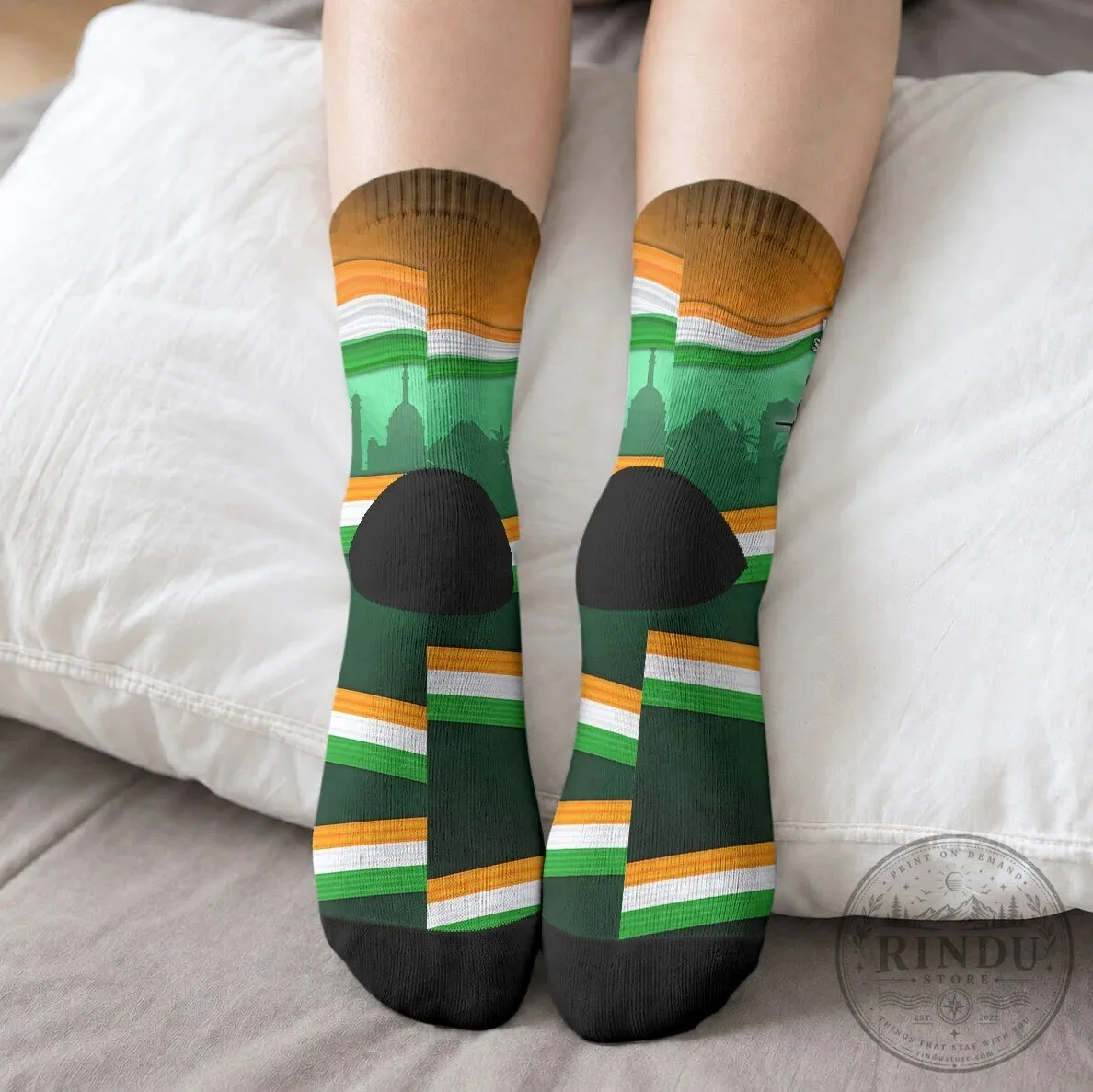 Indian Armed Forces Flag Day Patriotic Military Crew Socks 12 Indian Armed Forces Flag Day Patriotic Military Crew Socks