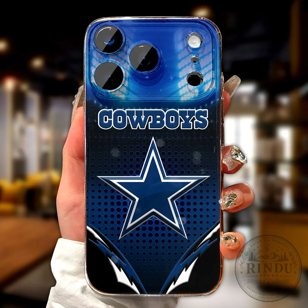 Dallas Cowboys Star Logo Blue Football Team iPhone Phone Case