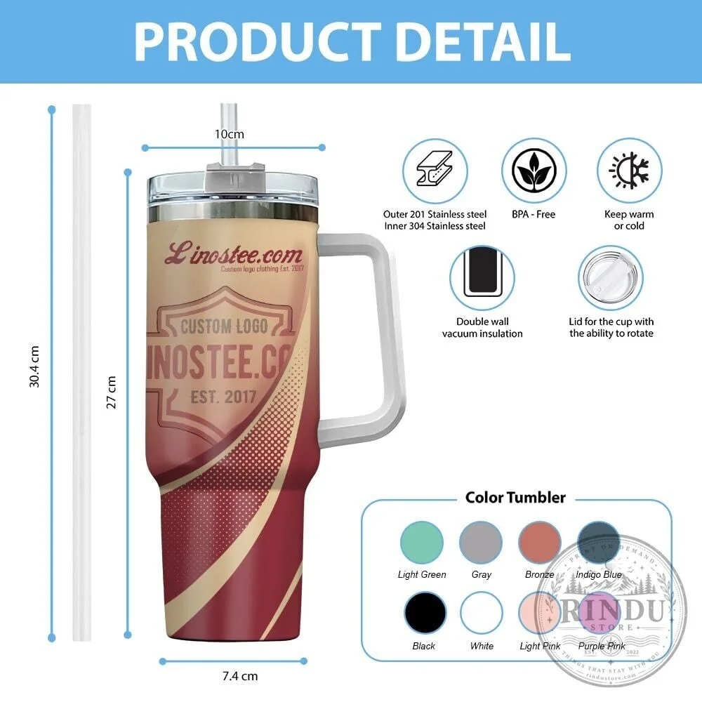 Peugeot Car Logo Personalized 40oz Tumbler with Handle 7 Peugeot Car Logo Personalized 40oz Tumbler with Handle