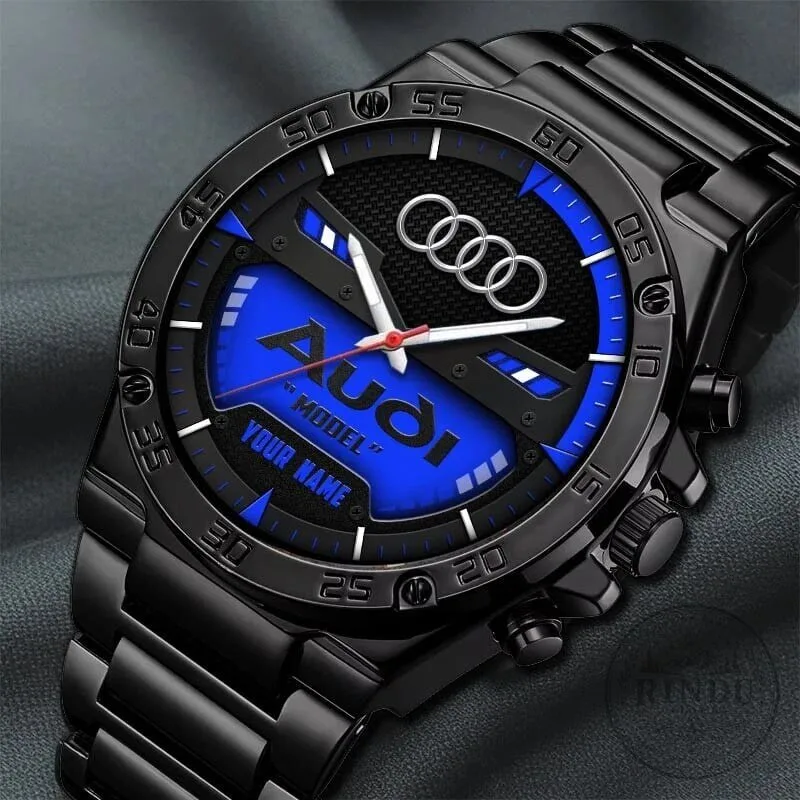 Audi Custom Name Elegant Fashion Design Stainless Steel Watch 7 Audi Custom Name Elegant Fashion Design Stainless Steel Watch