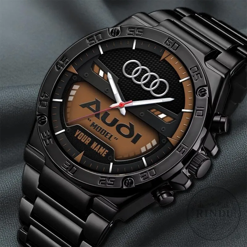 Audi Custom Name Elegant Fashion Design Stainless Steel Watch 23 Audi Custom Name Elegant Fashion Design Stainless Steel Watch