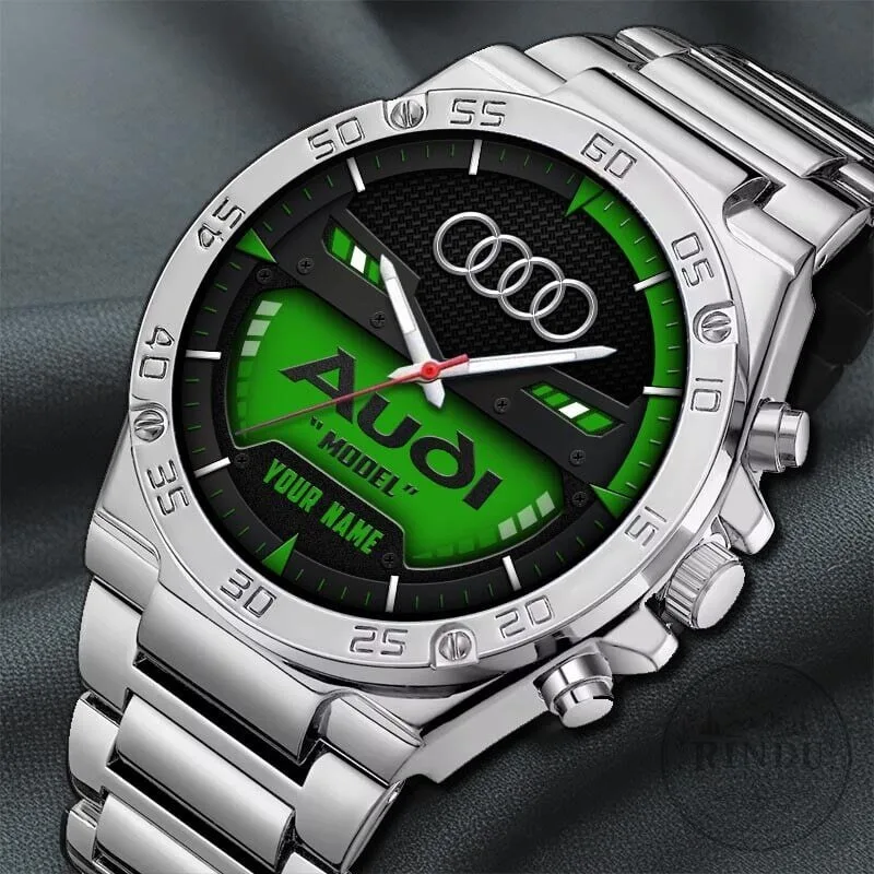 Audi Custom Name Elegant Fashion Design Stainless Steel Watch 28 Audi Custom Name Elegant Fashion Design Stainless Steel Watch