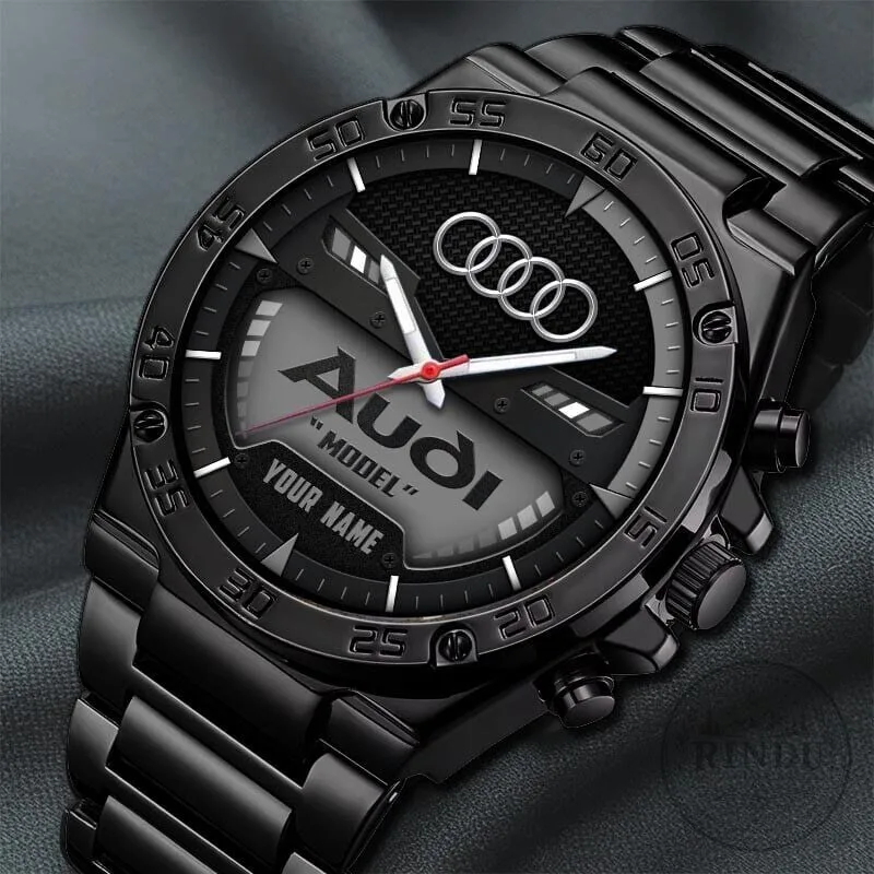 Audi Custom Name Elegant Fashion Design Stainless Steel Watch 29 Audi Custom Name Elegant Fashion Design Stainless Steel Watch
