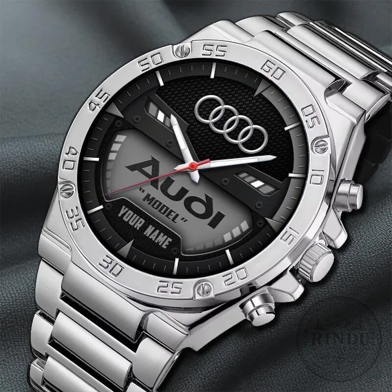 Audi Custom Name Elegant Fashion Design Stainless Steel Watch 30 Audi Custom Name Elegant Fashion Design Stainless Steel Watch