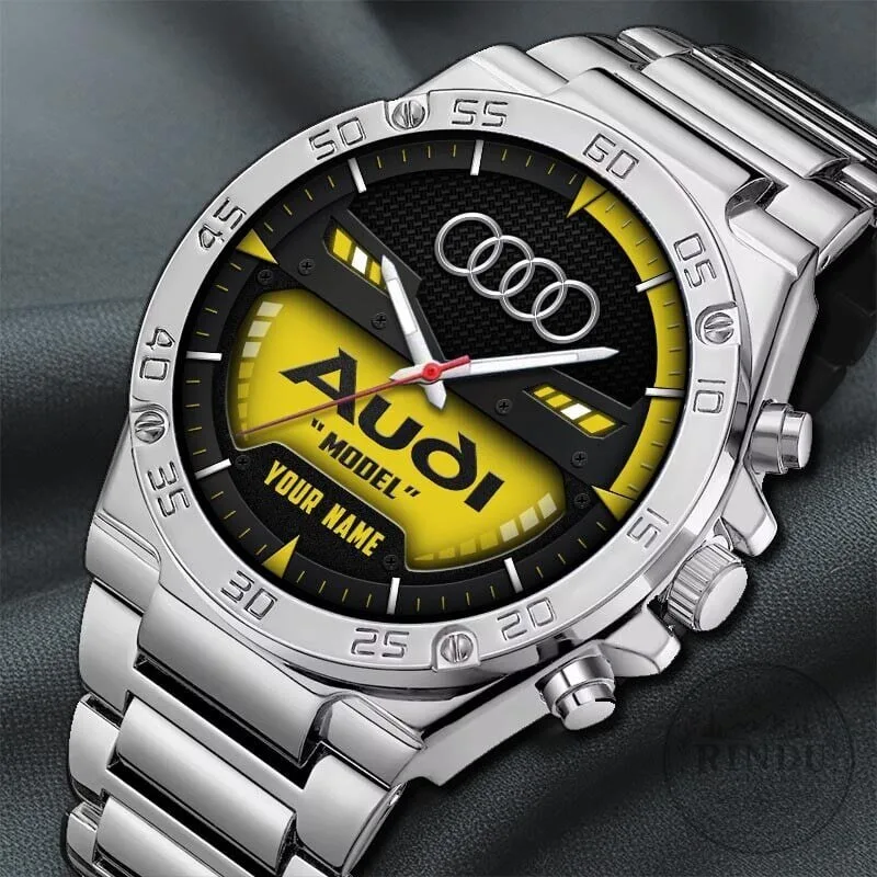 Audi Custom Name Elegant Fashion Design Stainless Steel Watch 36 Audi Custom Name Elegant Fashion Design Stainless Steel Watch