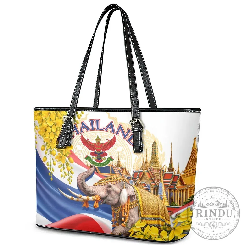 Thailand Golden Elephant Grand Palace Temple Thai Culture Heritage Tote Bag 13 Thailand Golden Elephant Grand Palace Temple Thai Culture Heritage Tote Bag