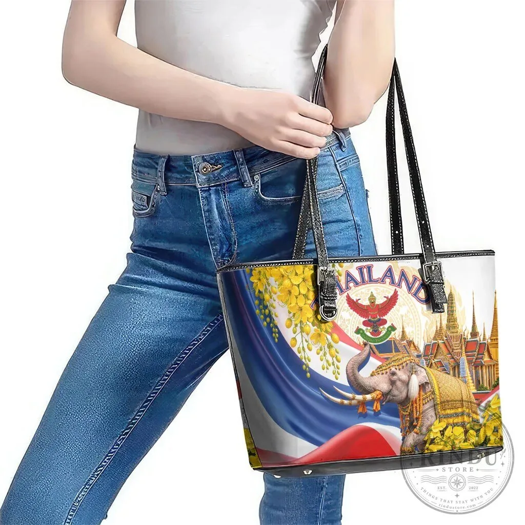 Thailand Golden Elephant Grand Palace Temple Thai Culture Heritage Tote Bag 14 Thailand Golden Elephant Grand Palace Temple Thai Culture Heritage Tote Bag