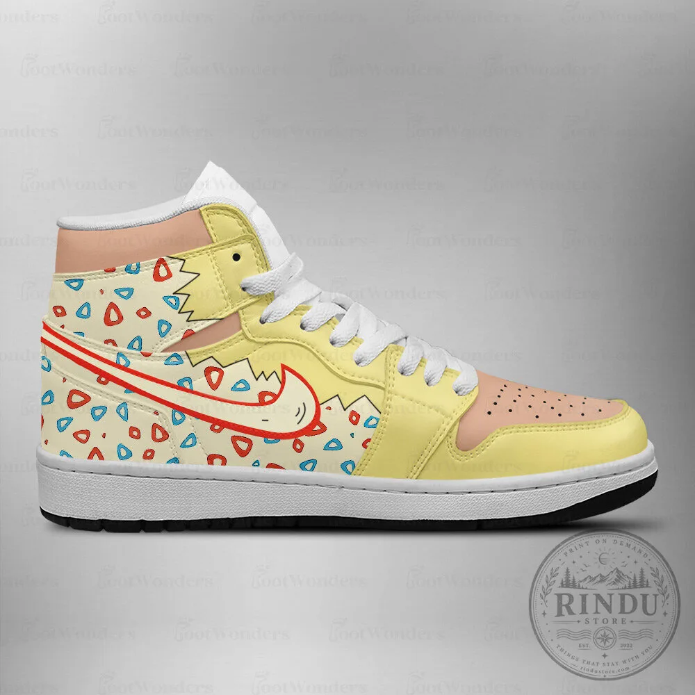 Togepi Pokemon Anime Character High Top Sneakers Custom Shoes 8 Togepi Pokemon Anime Character High Top Sneakers Custom Shoes
