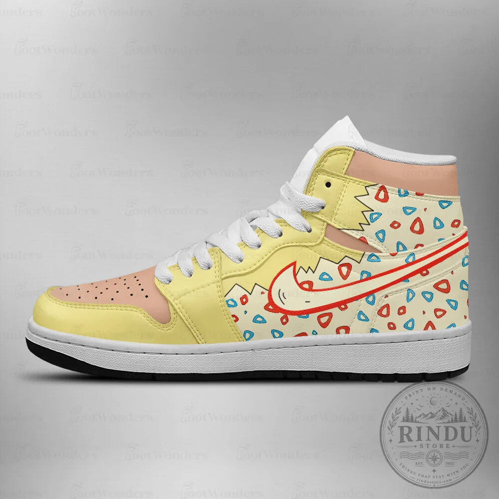 Togepi Pokemon Anime Character High Top Sneakers Custom Shoes 9 Togepi Pokemon Anime Character High Top Sneakers Custom Shoes