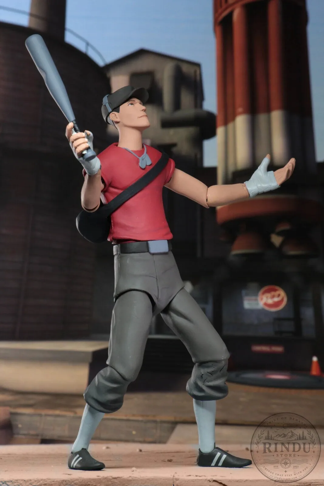 Team Fortress 2 RED Scout Video Game Character Collectible Action Figure