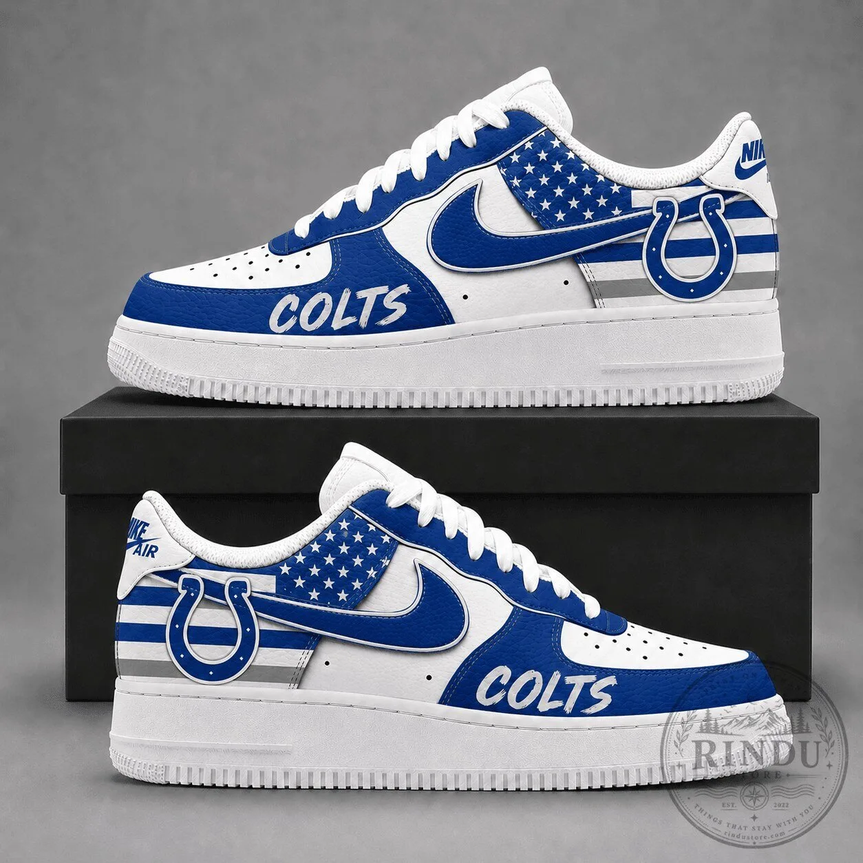 Indianapolis Colts American Football Team Custom Designed Sneakers Shoes
