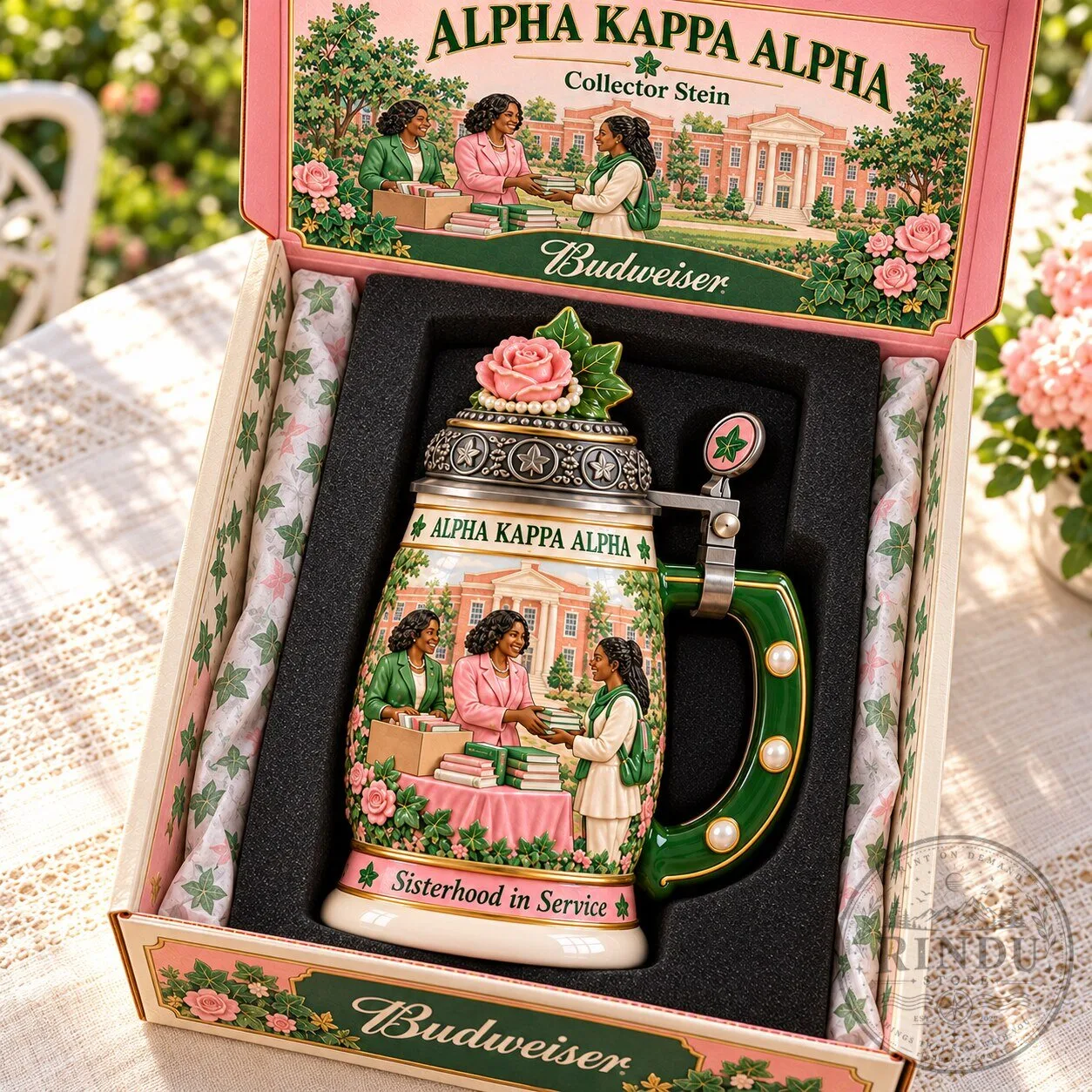 Alpha Kappa Alpha Sisterhood in Service Collector Stein 1 Alpha Kappa Alpha Sisterhood in Service Collector Stein