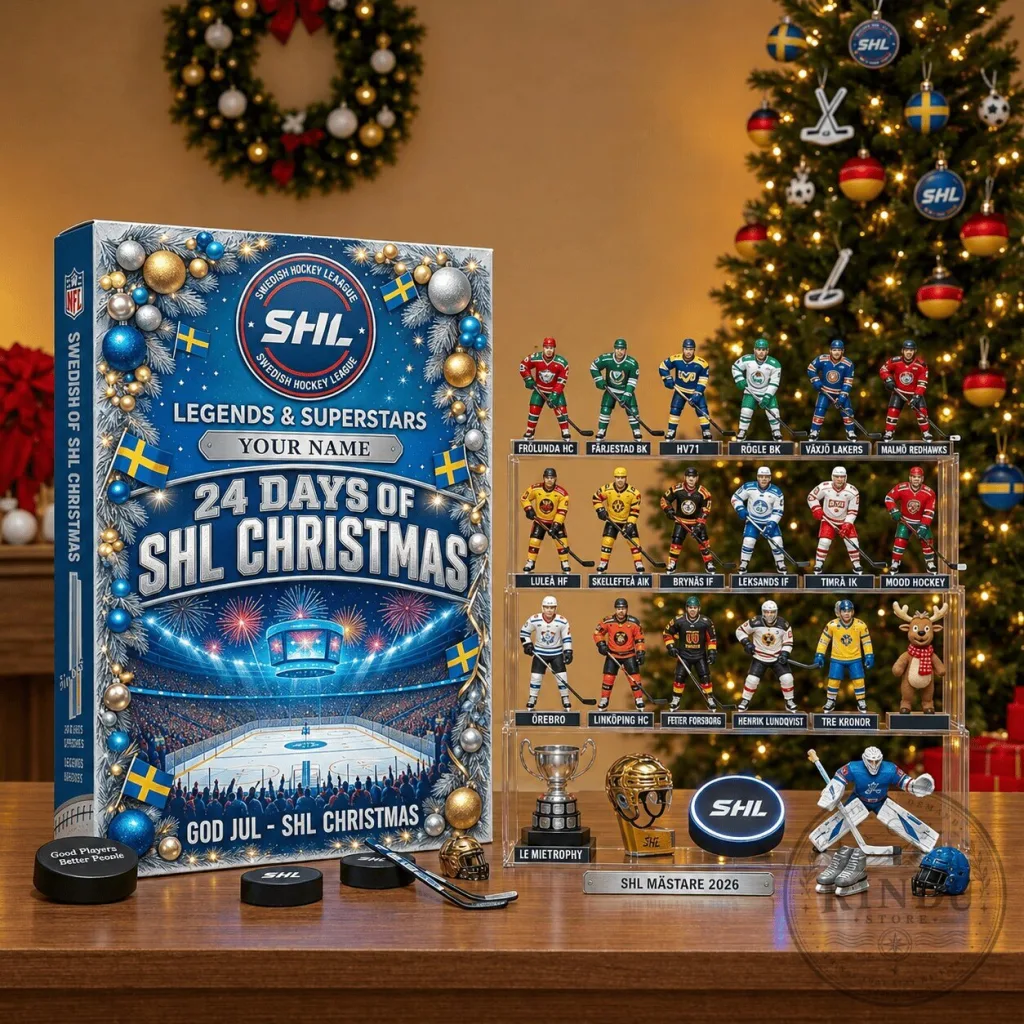 Swedish Hockey League Advent Calendar Christmas Holiday Gift Box Swedish Hockey League Advent Calendar Christmas Holiday Gift Box 2D