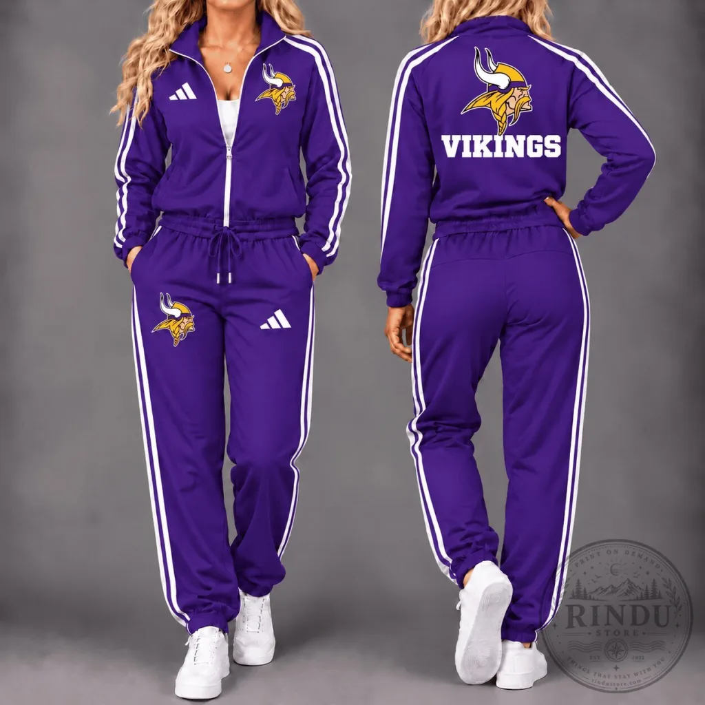 Minnesota Vikings Gameday Ready Purple Tracksuit Minnesota Vikings Gameday Ready Purple Tracksuit