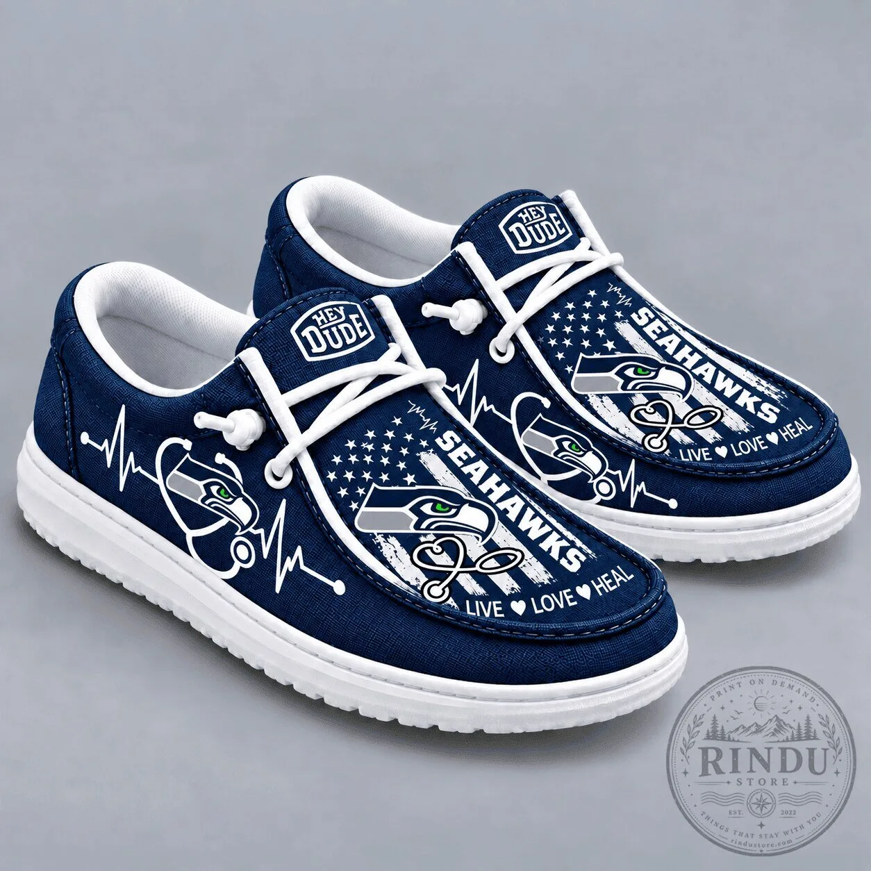 Seattle Seahawks National Football League Live Love Heal Shoes 2 Seattle Seahawks National Football League Live Love Heal Shoes