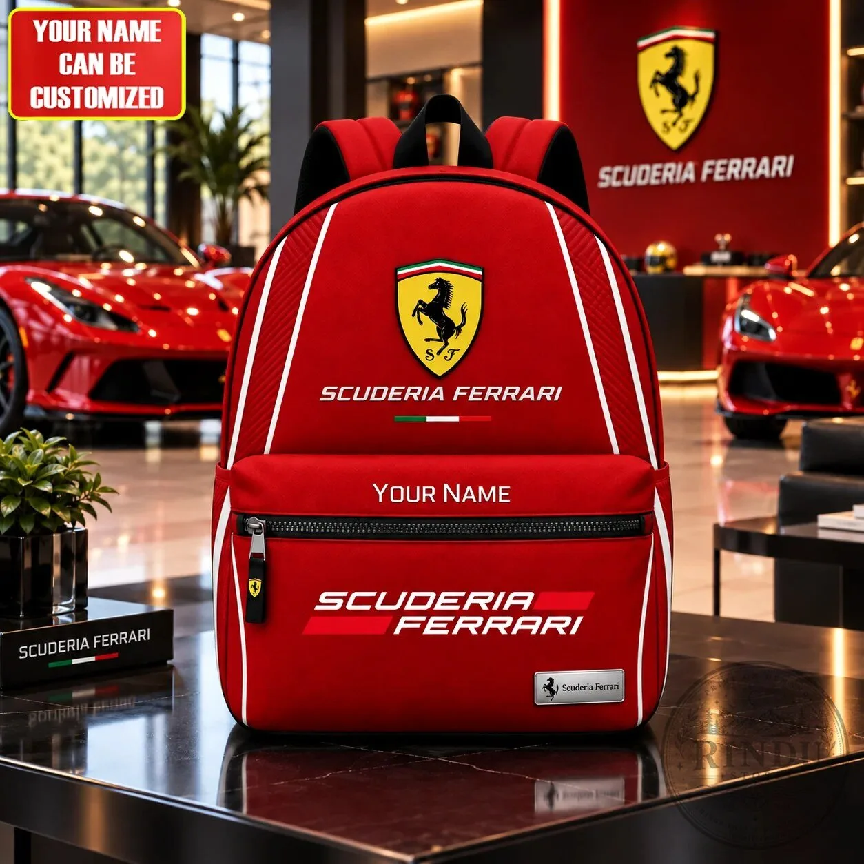 Scuderia Ferrari Racing Team Personalized Backpack 4 Scuderia Ferrari Racing Team Personalized Backpack