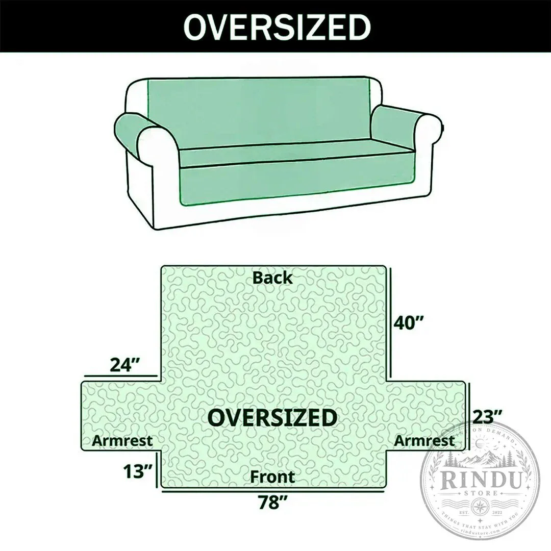Grizzly Bear Barbecue Camping Mountain Forest Quilted Sofa Cover 16 Grizzly Bear Barbecue Camping Mountain Forest Quilted Sofa Cover