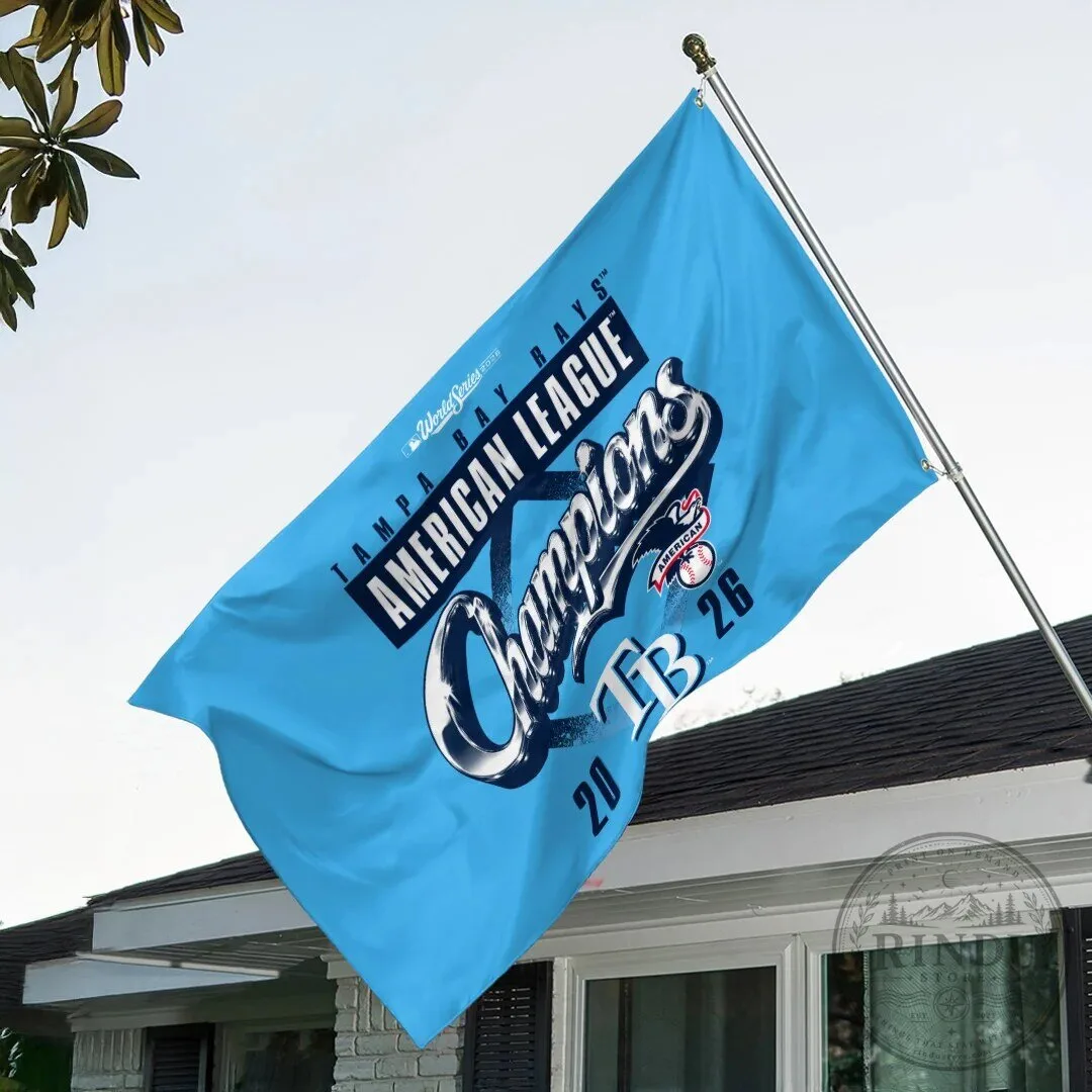 Tampa Bay Rays 2026 American League Champions World Series House Flag