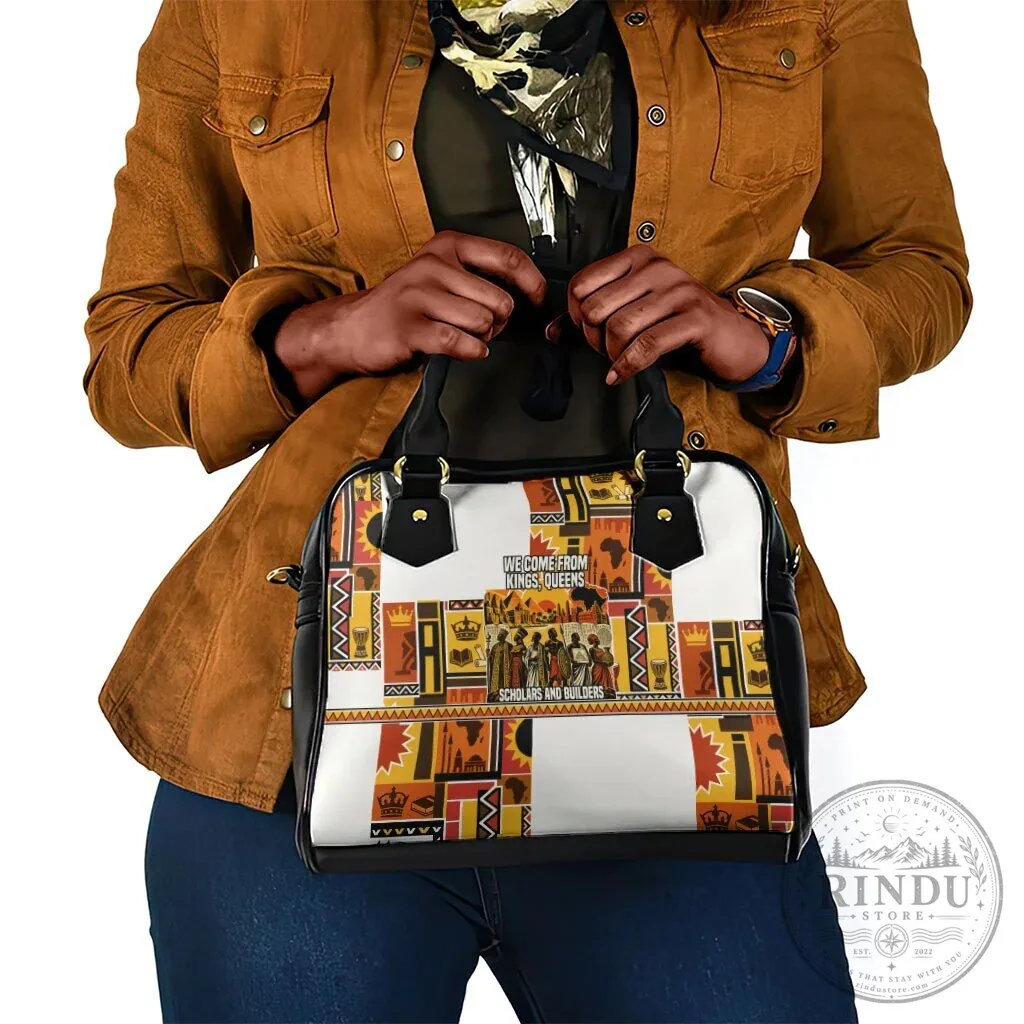Black History Didn't Start With Slavery Pan African Ancient Kings Queens Handbag 8 Black History Didn