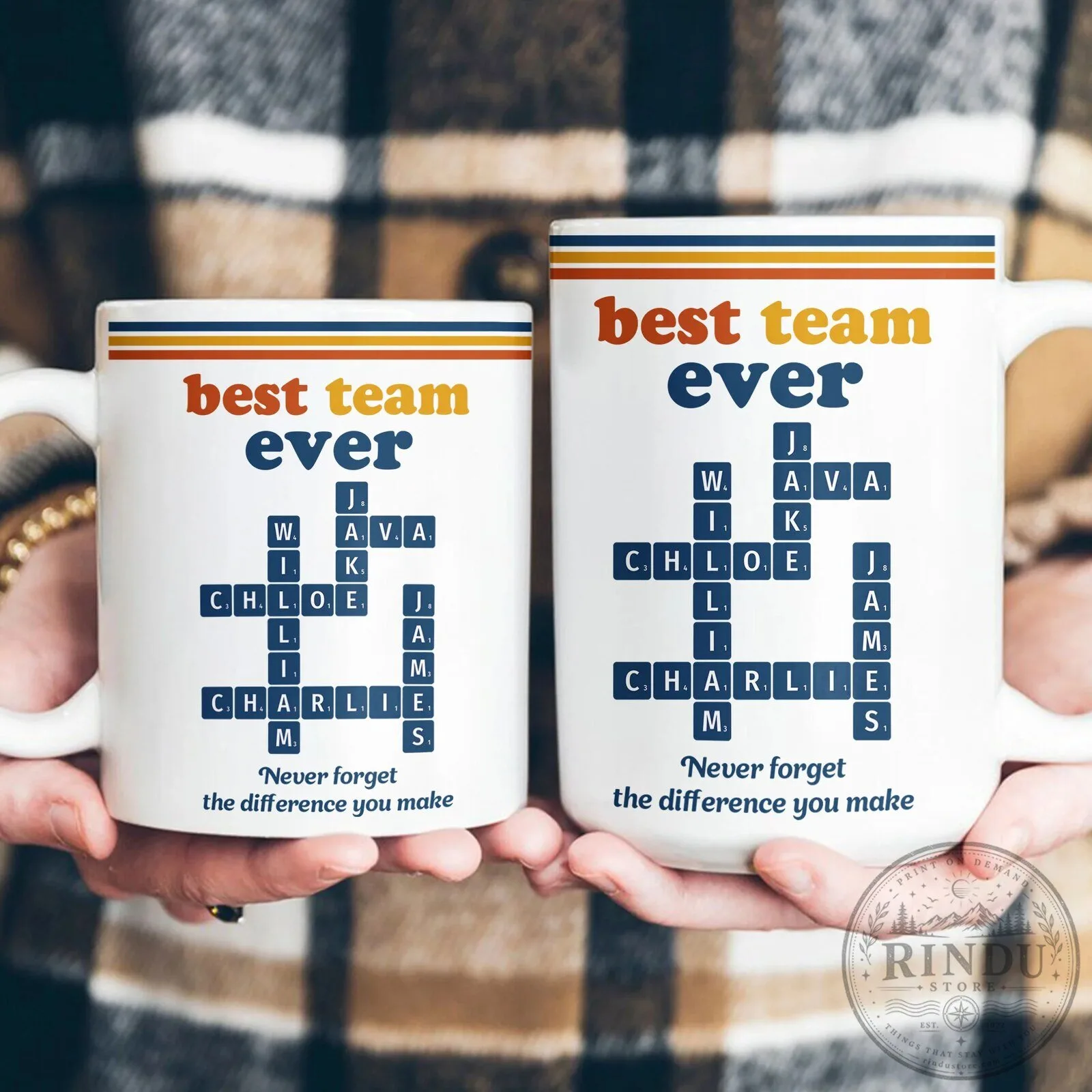 Personalized Best Team Ever Scrabble Word Art Custom Name Coffee Mug 12 Personalized Best Team Ever Scrabble Word Art Custom Name Coffee Mug