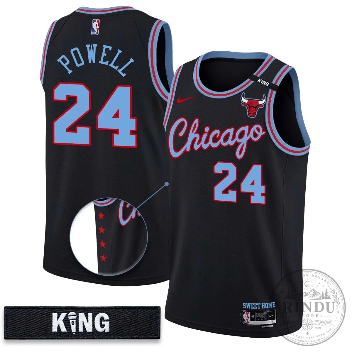 Chicago Bulls Derrick Jones Junior White 10 Year Anniversary Basketball Jersey 31 Chicago Bulls Derrick Jones Junior White 10 Year Anniversary Basketball Jersey